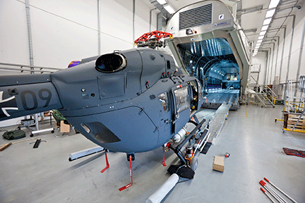  Laderampe für H145M in A400 für Bundeswehr im Auftrag von Airbus Helicopters